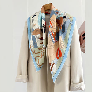 MaraSilk Pure Mulberry Silk Scarf - Square Twill MS836