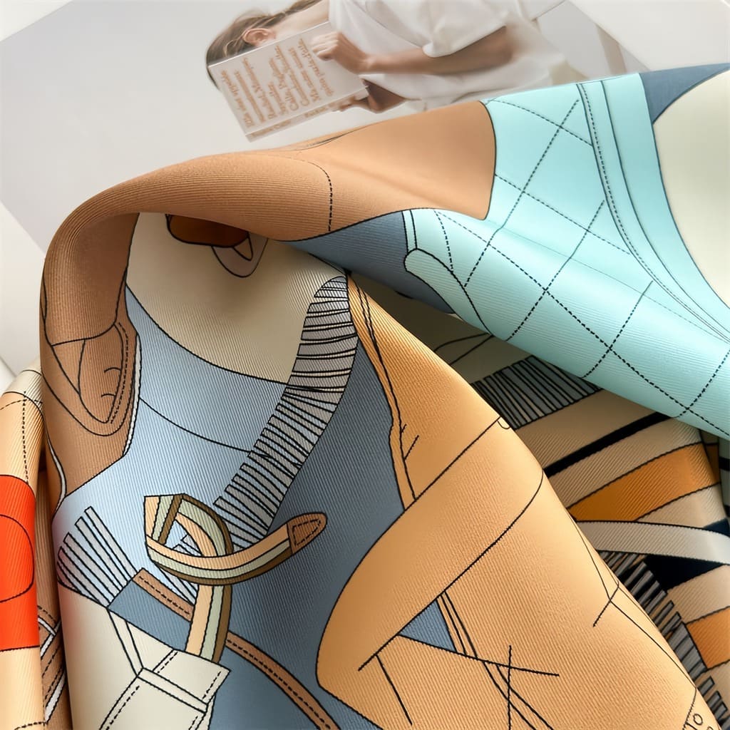 MaraSilk Pure Mulberry Silk Scarf - Square Twill MS836