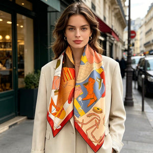 MaraSilk Pure Mulberry Silk Scarf - Square Twill MS836