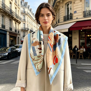 MaraSilk Pure Mulberry Silk Scarf - Square Twill MS836