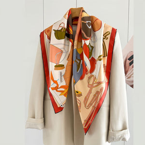 MaraSilk Pure Mulberry Silk Scarf - Square Twill MS836