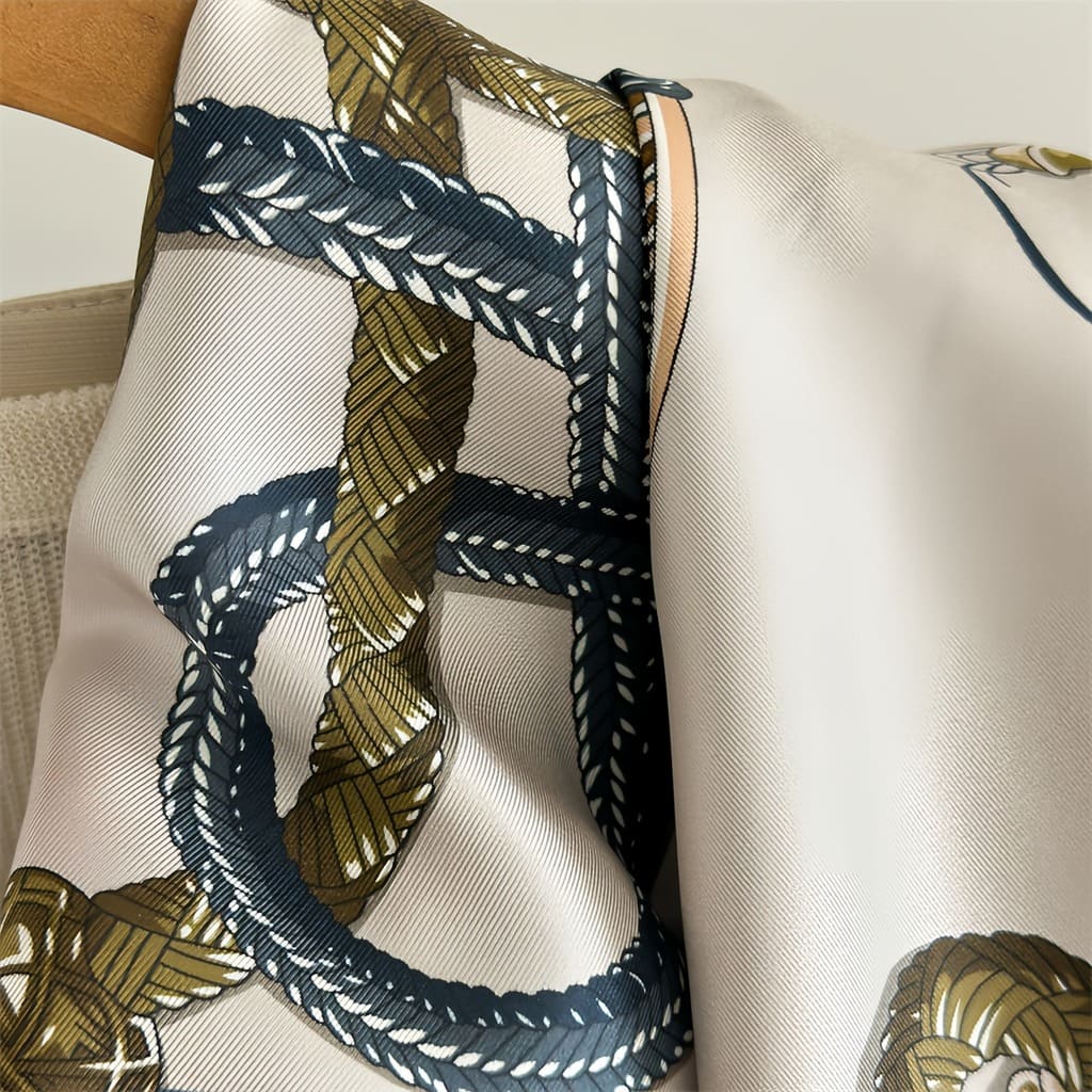 MaraSilk Pure Mulberry Silk Scarf - Square Twill MS837