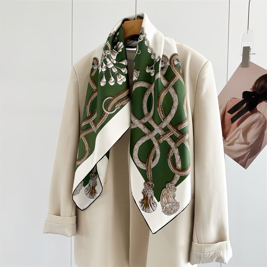 MaraSilk Pure Mulberry Silk Scarf - Square Twill MS837