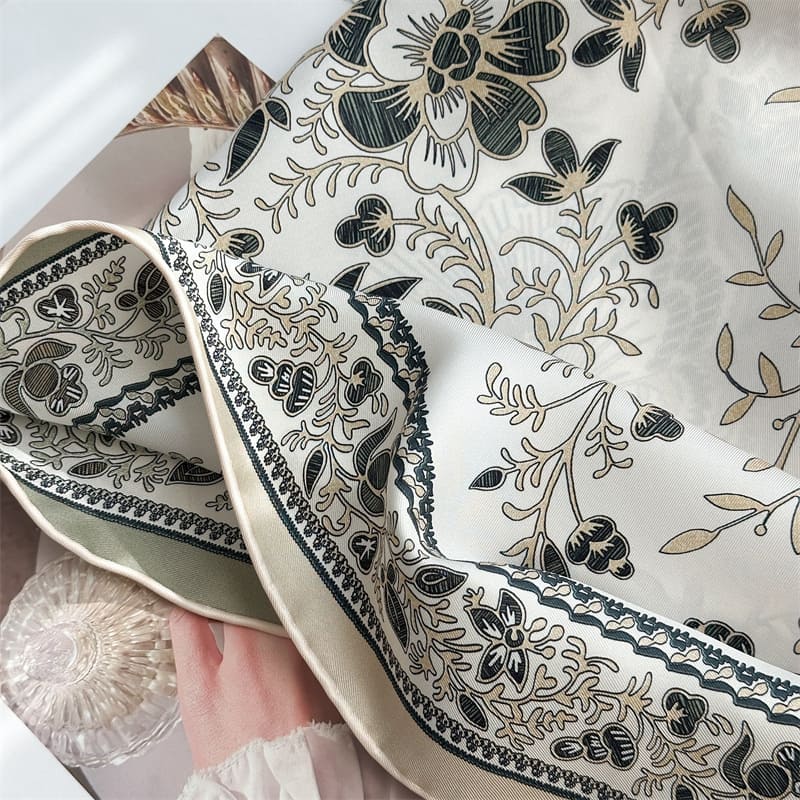 MaraSilk Pure Mulberry Silk Scarf - Square Twill MS849
