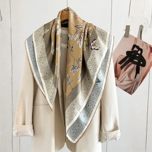 MaraSilk Pure Mulberry Silk Scarf - Square Twill MS849