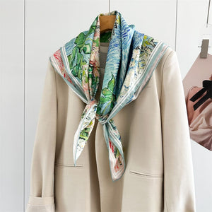 MaraSilk Pure Mulberry Silk Scarf - Square Twill MS849