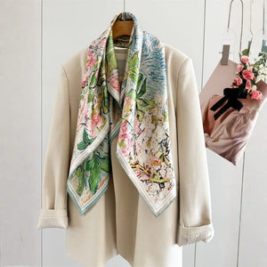 MaraSilk Pure Mulberry Silk Scarf - Square Twill MS849