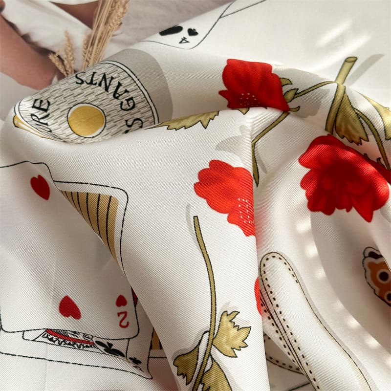 MaraSilk Pure Mulberry Silk Scarf - Square Twill MS854
