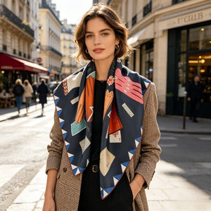 MaraSilk Pure Mulberry Silk Scarf - Square Twill MS854
