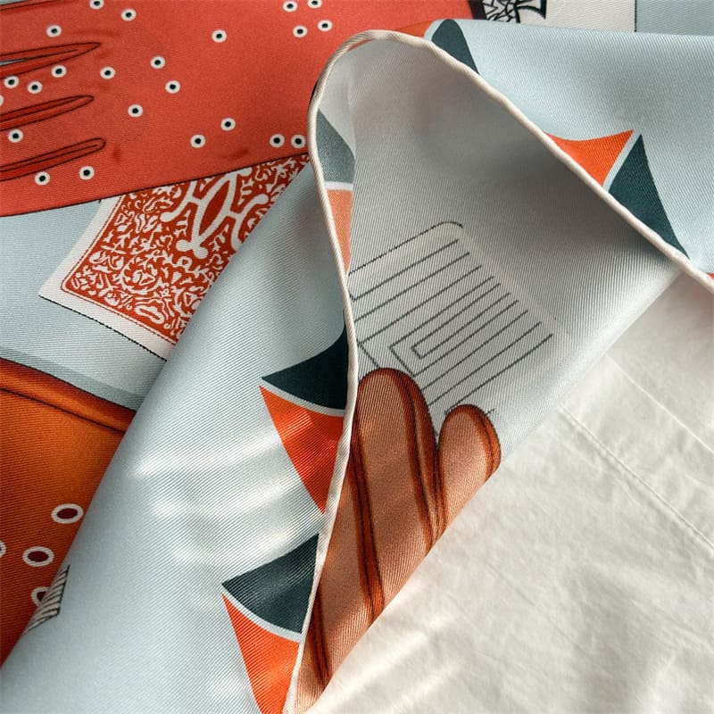 MaraSilk Pure Mulberry Silk Scarf - Square Twill MS854