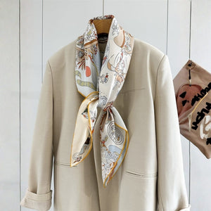 MaraSilk Pure Mulberry Silk Scarf - Square Twill MS858