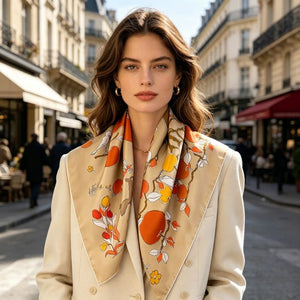 MaraSilk Pure Mulberry Silk Scarf - Square Twill MS862