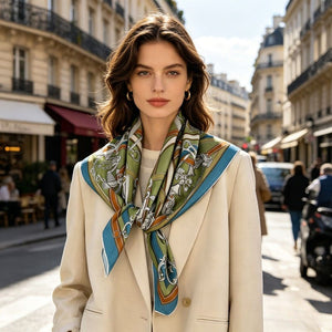 MaraSilk Pure Mulberry Silk Scarf - Square Twill MS863