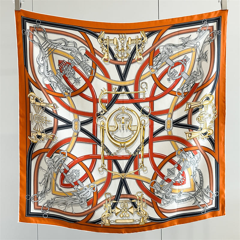 MaraSilk Pure Mulberry Silk Scarf - Square Twill MS863 34" x 34" MS86303