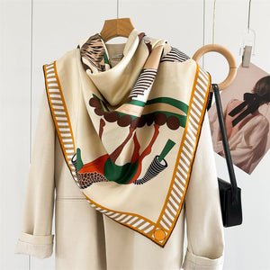 MaraSilk Pure Mulberry Silk Scarf - Square Twill MS867