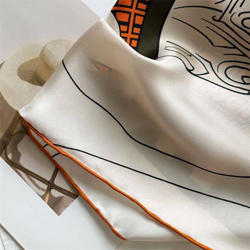 MaraSilk Pure Mulberry Silk Scarf - Square Twill MS869