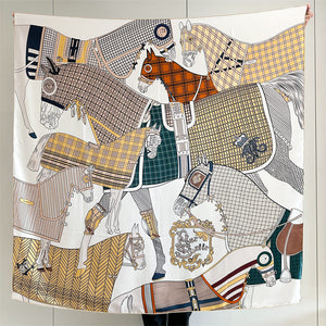 MaraSilk Pure Mulberry Silk Scarf - Square Twill MS869 53" x 53" MS86903