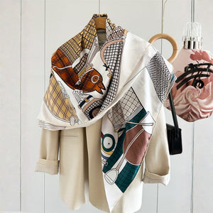 MaraSilk Pure Mulberry Silk Scarf - Square Twill MS869