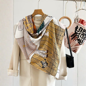 MaraSilk Pure Mulberry Silk Scarf - Square Twill MS869