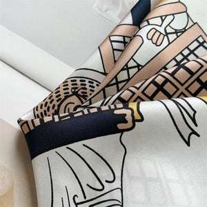 MaraSilk Pure Mulberry Silk Scarf - Square Twill MS869