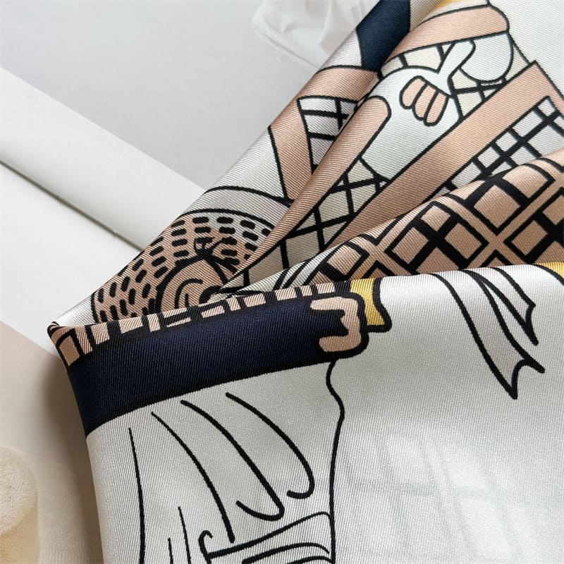 MaraSilk Pure Mulberry Silk Scarf - Square Twill MS869