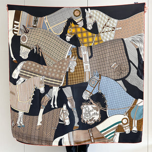 MaraSilk Pure Mulberry Silk Scarf - Square Twill MS869 53" x 53" MS86901