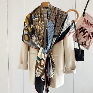 MaraSilk Pure Mulberry Silk Scarf - Square Twill MS869