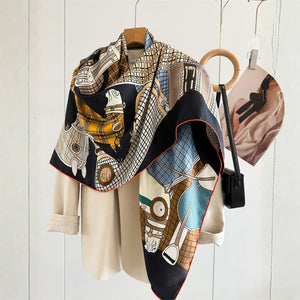 MaraSilk Pure Mulberry Silk Scarf - Square Twill MS869