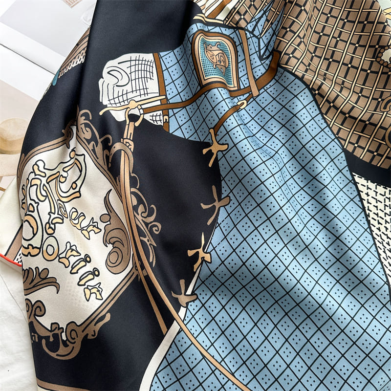 MaraSilk Pure Mulberry Silk Scarf - Square Twill MS869