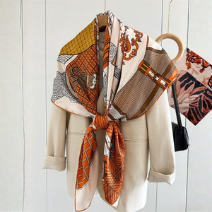 MaraSilk Pure Mulberry Silk Scarf - Square Twill MS869