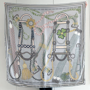 MaraSilk Pure Mulberry Silk Scarf - Square Twill MS874 53" x 53" MS87402