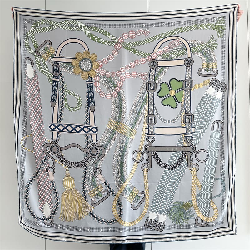 MaraSilk Pure Mulberry Silk Scarf - Square Twill MS874 53" x 53" MS87402