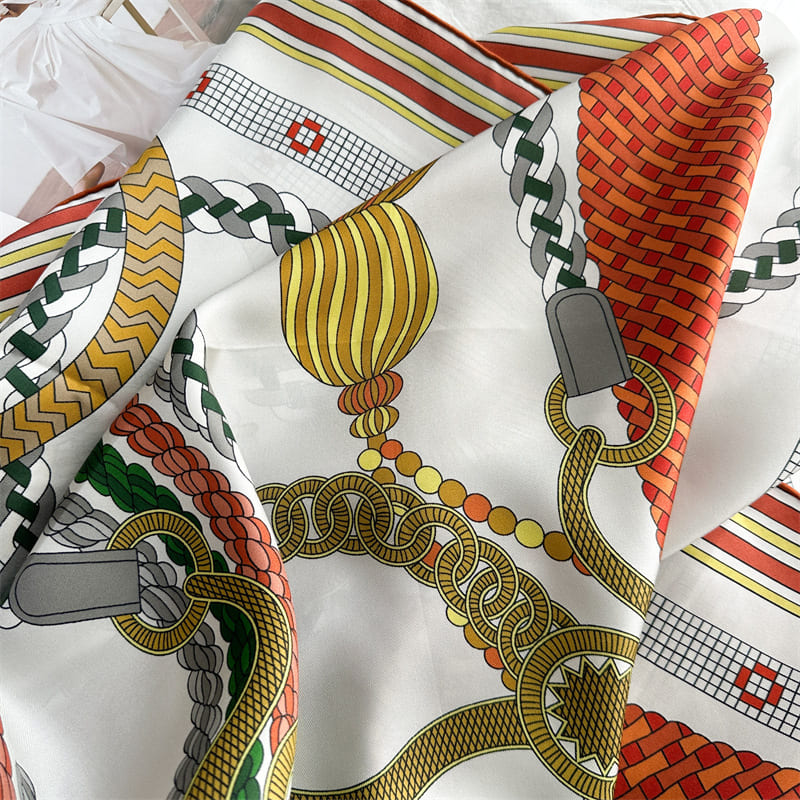 MaraSilk Pure Mulberry Silk Scarf - Square Twill MS874