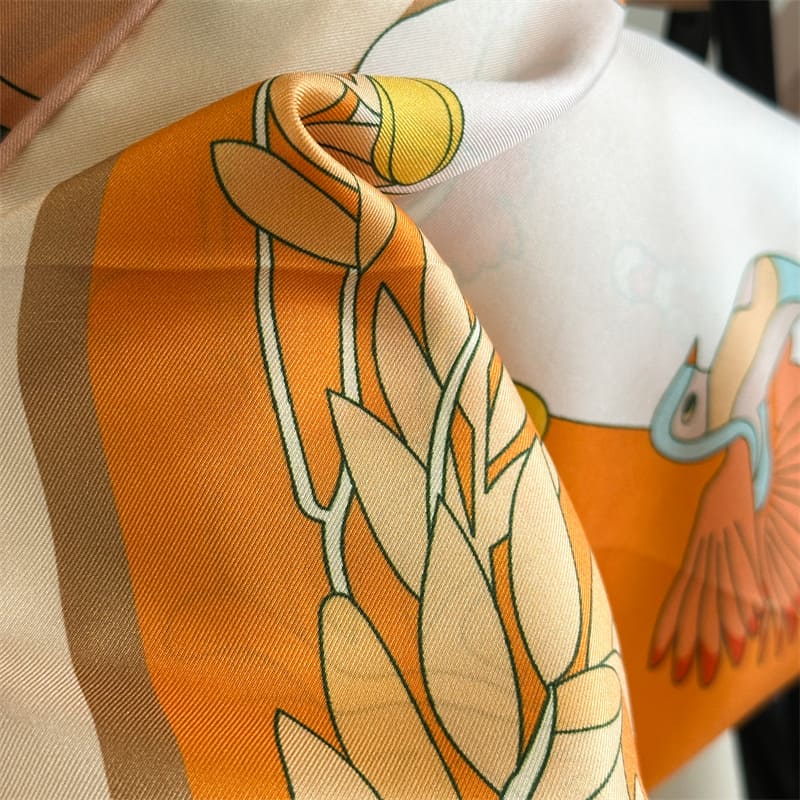 MaraSilk Pure Mulberry Silk Scarf - Square Twill MS876