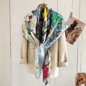 MaraSilk Pure Mulberry Silk Scarf - Square Twill MS883