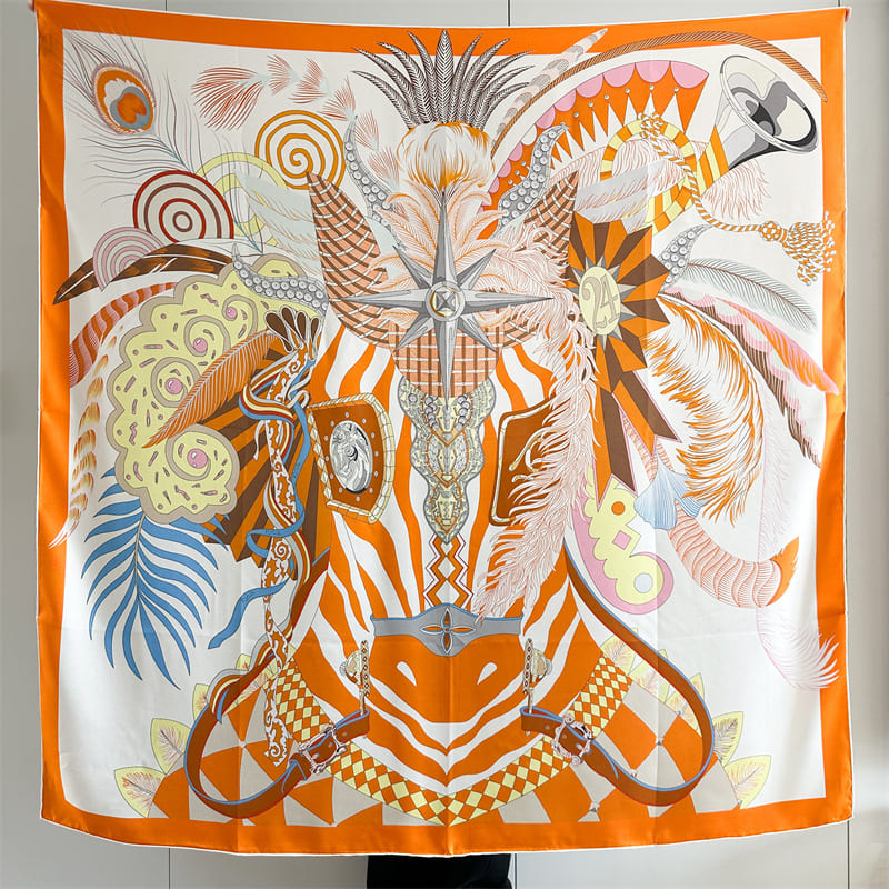 MaraSilk Pure Mulberry Silk Scarf - Square Twill MS884 53" x 53" MS88401