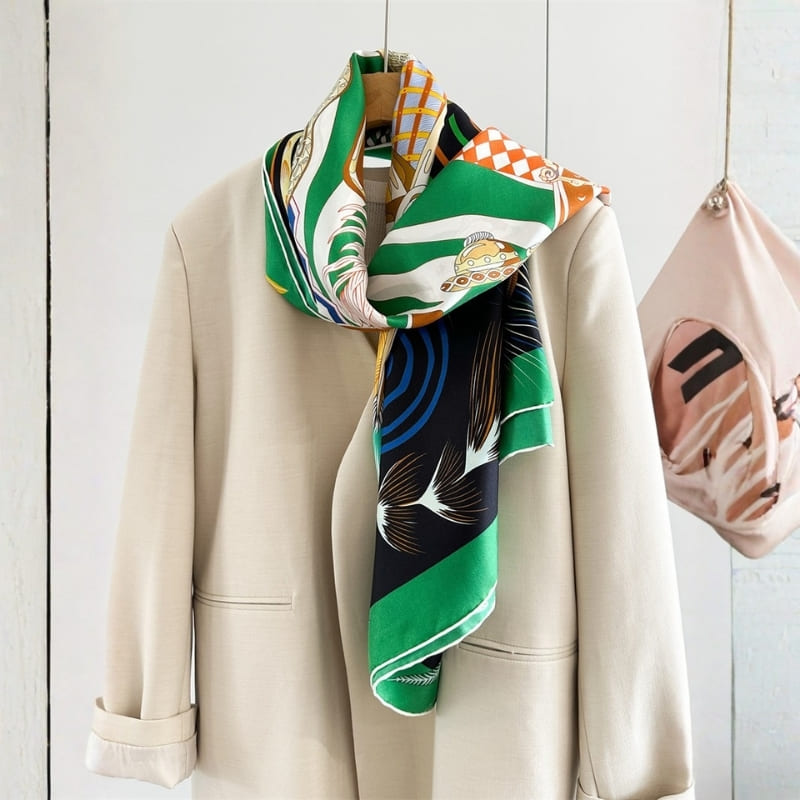 MaraSilk Pure Mulberry Silk Scarf - Square Twill MS884