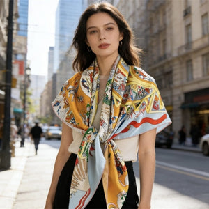 MaraSilk Pure Mulberry Silk Scarf - Square Twill MS885