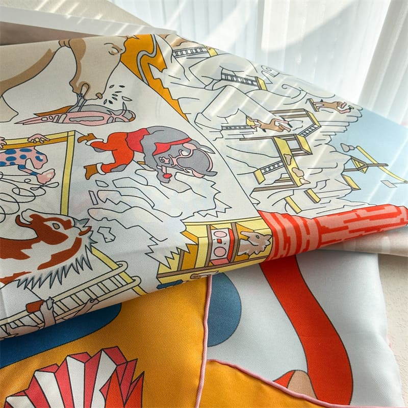 MaraSilk Pure Mulberry Silk Scarf - Square Twill MS885