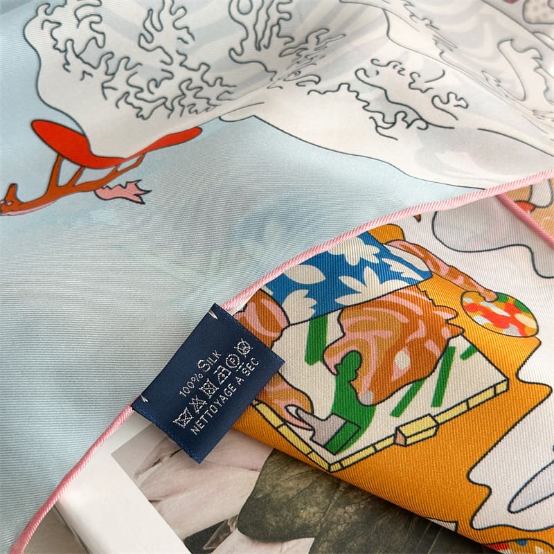 MaraSilk Pure Mulberry Silk Scarf - Square Twill MS885