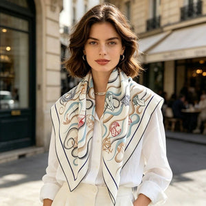 MaraSilk Pure Mulberry Silk Scarf - Square Twill MS930
