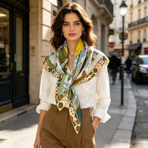 MaraSilk Pure Mulberry Silk Scarf - Square Twill MS931