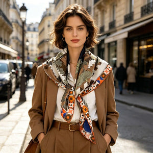 MaraSilk Pure Mulberry Silk Scarf - Square Twill MS931