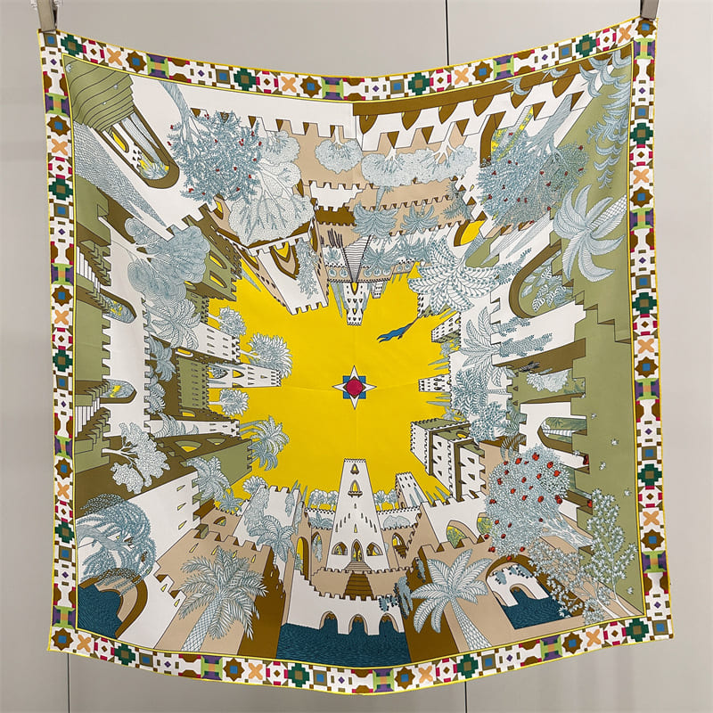 MaraSilk Pure Mulberry Silk Scarf - Square Twill MS931 34" x 34" MS93101