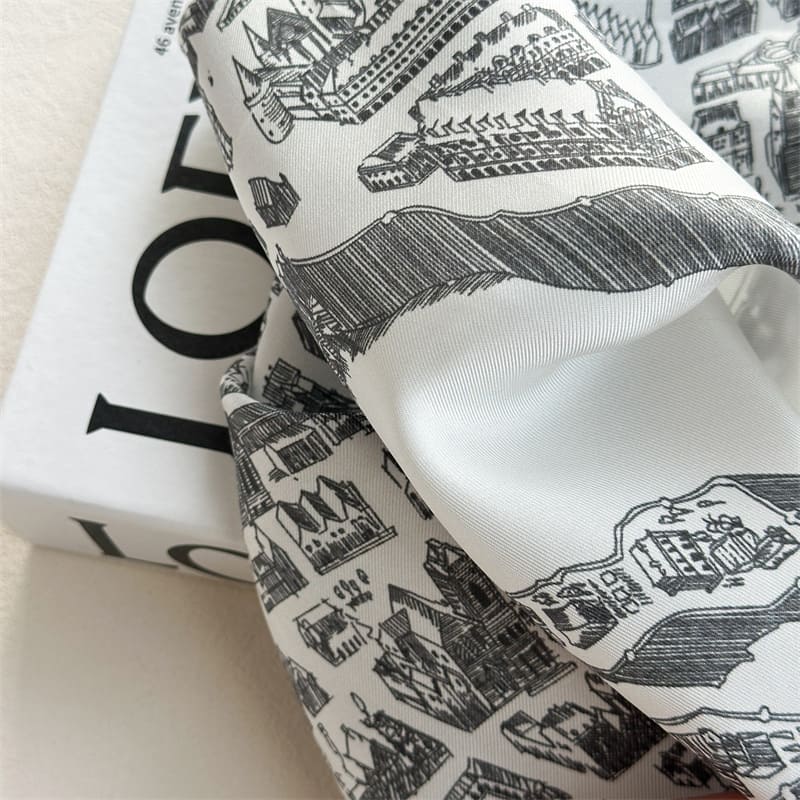 MaraSilk Pure Mulberry Silk Scarf - Square Twill MS932