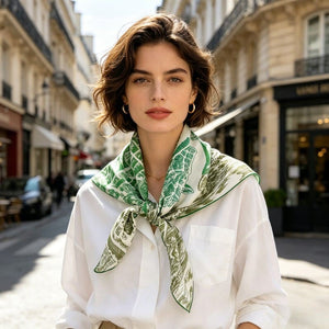MaraSilk Pure Mulberry Silk Scarf - Square Twill MS932