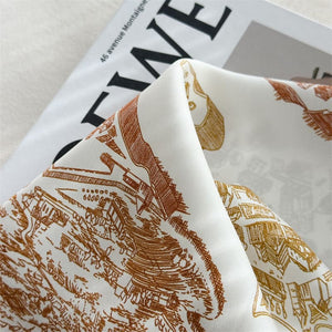 MaraSilk Pure Mulberry Silk Scarf - Square Twill MS935
