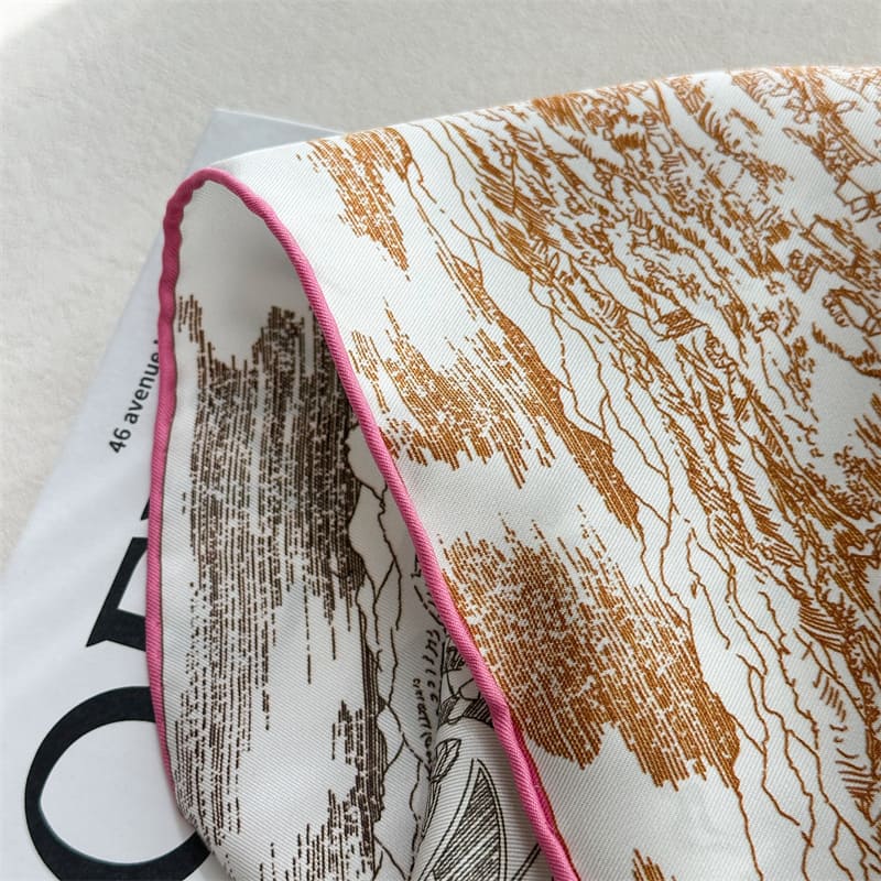 MaraSilk Pure Mulberry Silk Scarf - Square Twill MS935