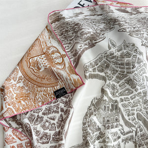 MaraSilk Pure Mulberry Silk Scarf - Square Twill MS935