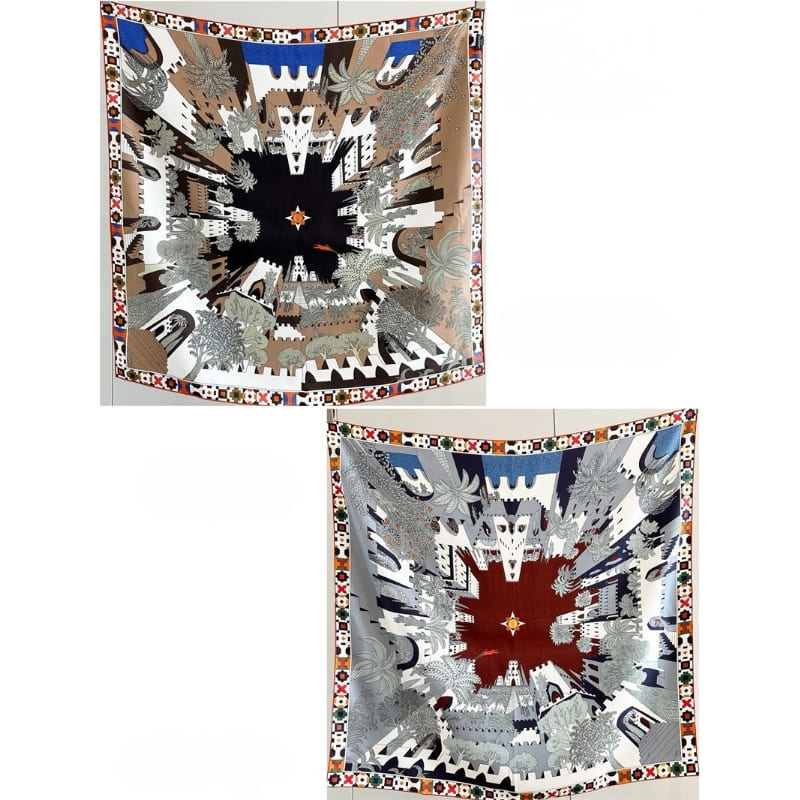 MaraSilk Pure Mulberry Silk Scarf - Square Twill MS936